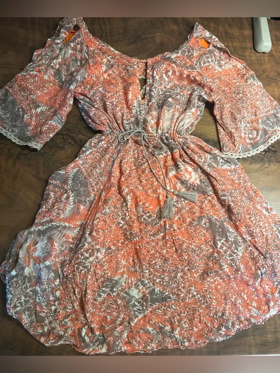 Free People Love Birds Mini Dress