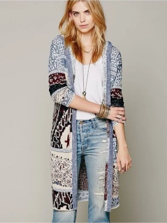 RARE Free People Americana Duster