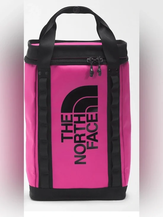 THE NORTH FACE EXPLORE FUSE BOX BACKPACK BAG PINK BLACK NWOT
