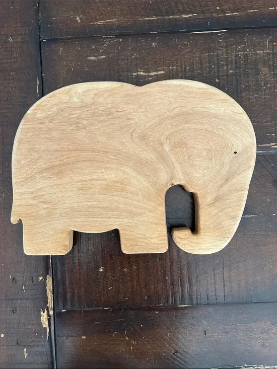 Wooden Elephant serving board