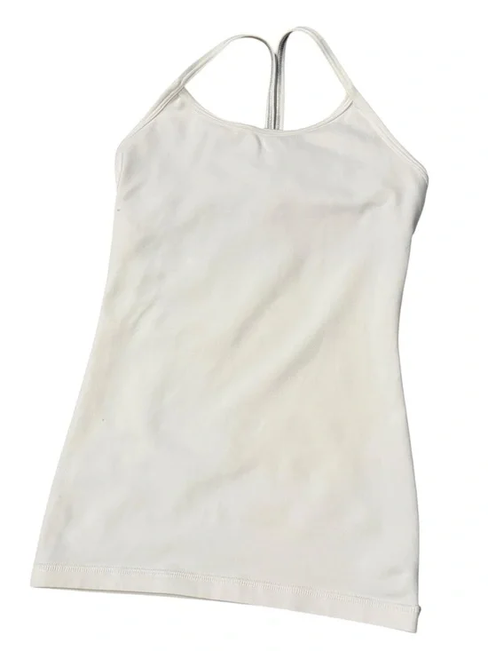 Ivivva by Lululemon White Racerback Tank Top Size 8