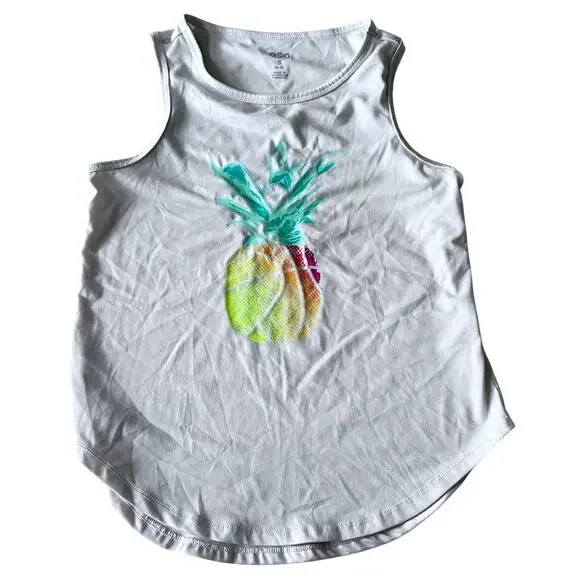 DSG Girls' Pineapple Athletic Tank Top