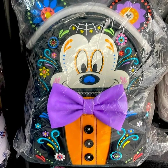 24HR DROP ⬇️ Loungefly Mickey Mouse Sugar skull backpack