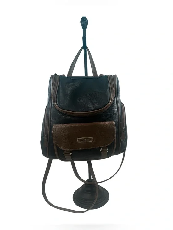 MultiSac Major Convertible 3-in-1 Backpack Shoulder Bag Black Brown Organizer