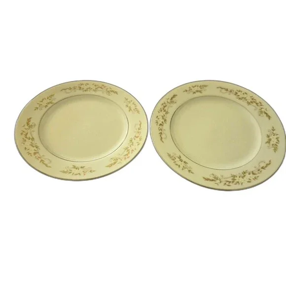 International China Springtime Bread & Butter Plates (Set of 2)