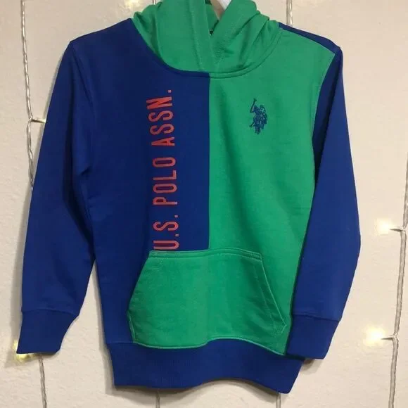 NWT. U.S. Polo Assn.Boys Small 4-5 Light Weight Hoodie