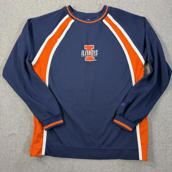 Illinois Fighting Illini Russell Athletic Youth 14/16 Long Sleeve Athletic Shirt