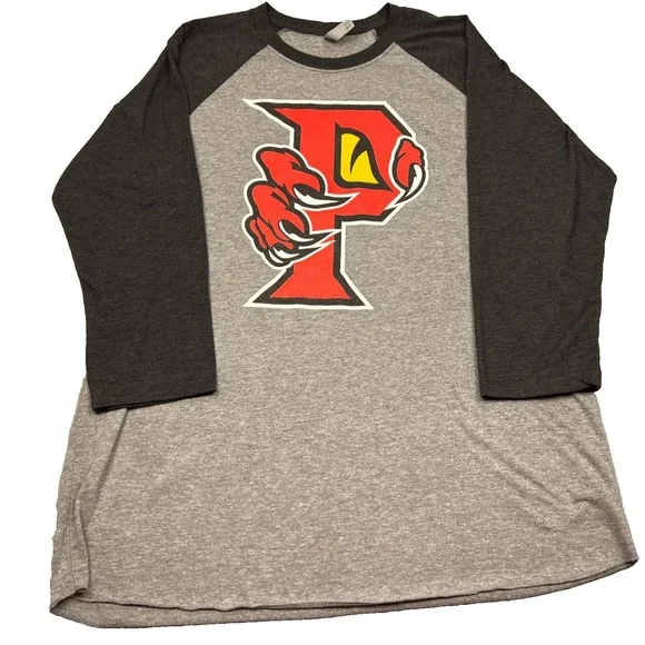 Next Level AFL Orlando Predators Big Logo T Shirt Adult Large 3/4 Sleeve Tee