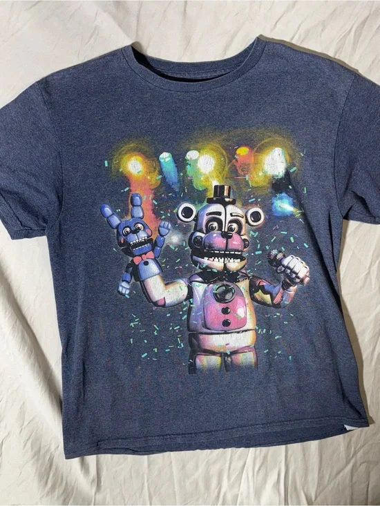 Five Nights Animatronic Graphic Tee - Navy