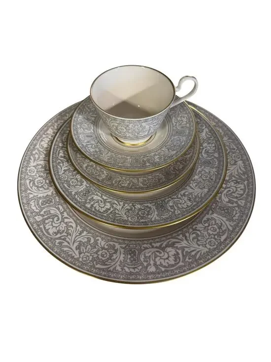 Franciscan Grey Renaissance 5 Piece Place Setting