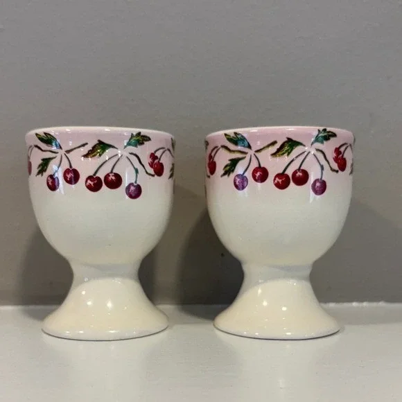 VTG Set of 2 Le‎ Comptoir Pain D'epices Egg Cups, made in France