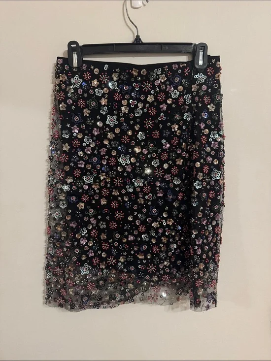 J Crew Embellished Skirt