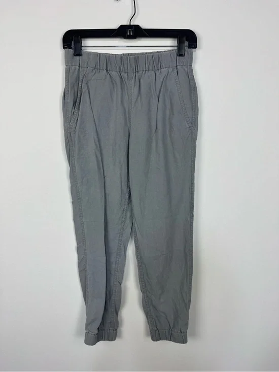 J.Crew Linen Blend Grey Gray Joggers Pants