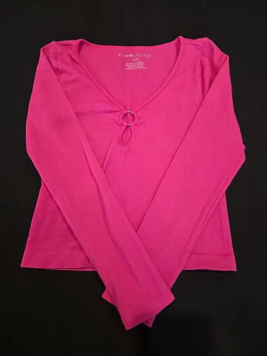 Girls Eye Candy Pink shirt