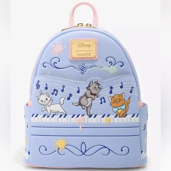 Loungefly Disney The Aristocats Kittens Piano Mini Backpack - BoxLunch Exclusive