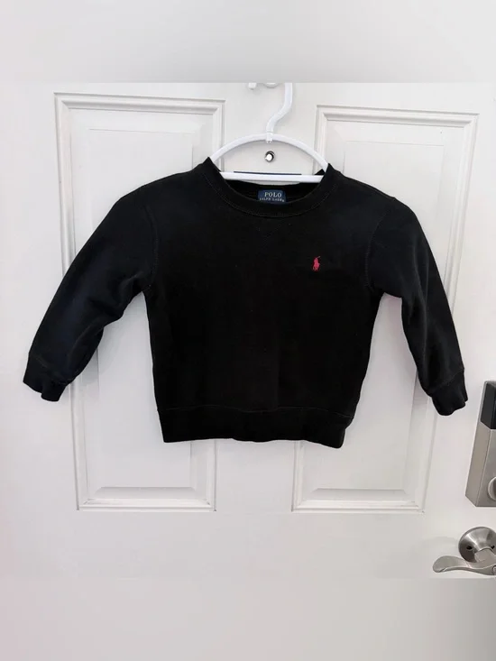 Polo Ralph Lauren Kids Sweater 4/4T | Black Crewneck