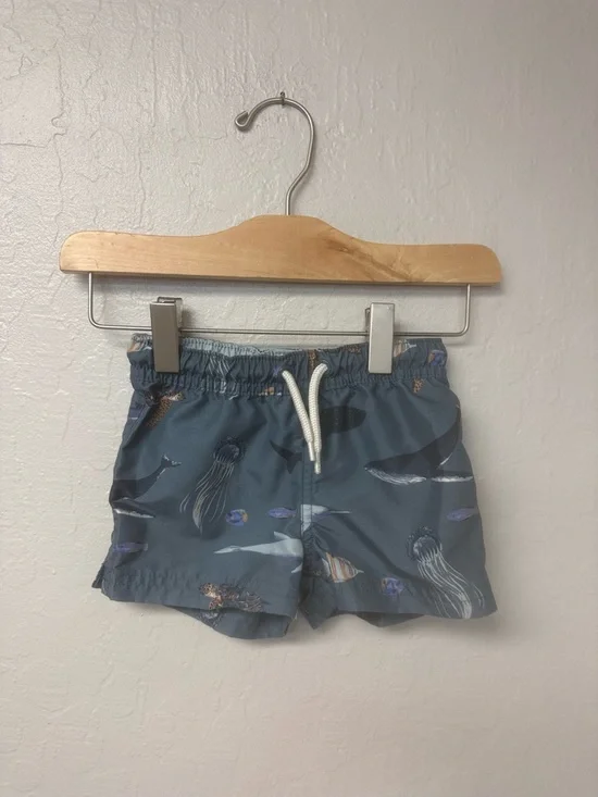 $12 ADD ON Toddler Little Planet Swim trunks 18M zara rugged‎ butts h&m