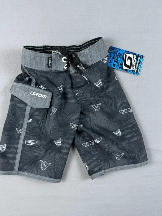 NWT Grom Boys Swim Trunks