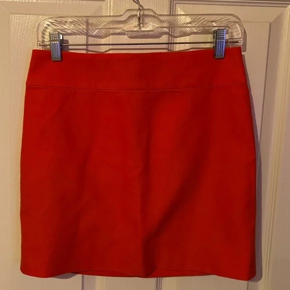 Orange J.Crew much‎ mini skirt size 0