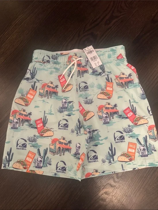 Boys�� Swim Trunks in Light Aqua with