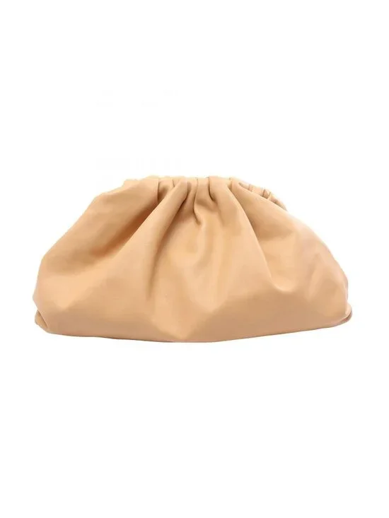 Bottega Veneta Clutch the Pouch Beige Leather