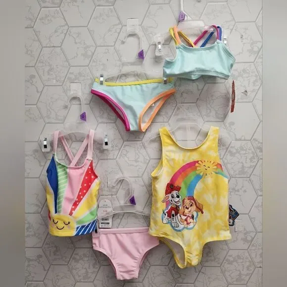 Lot of three (3) Baby Girls Summer Swimsuits, Size 12 months, New