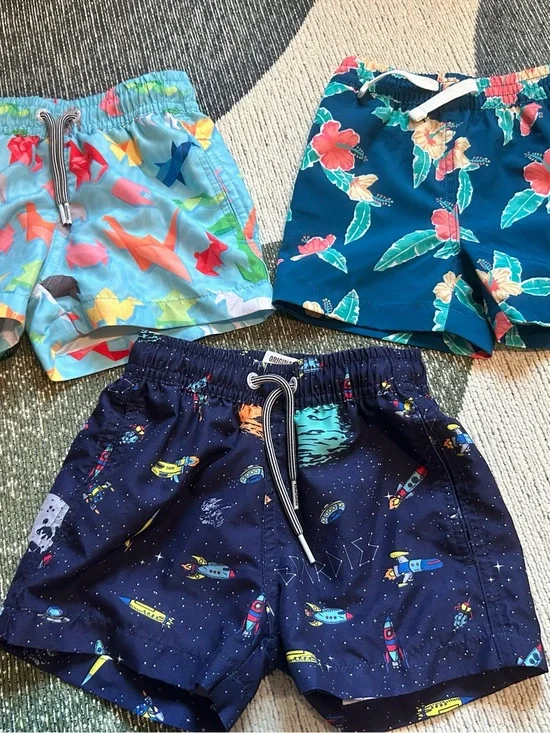 3 toddler swim trunks