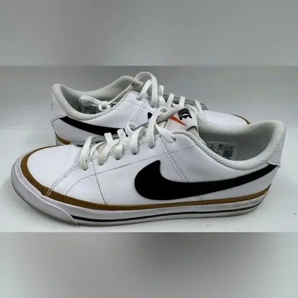 Nike Legacy Youth Sneaker White Leather Athletic Shoes 7Y Or Men 7 Women 8.5