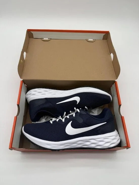 New Nike Revolution 6 NN Shoes Mens Size 13 Midnight Navy Running DC3728 401