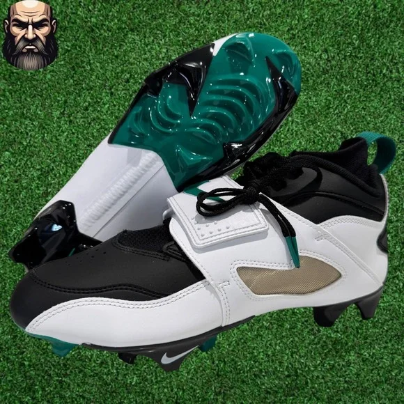 Nike Air Diamond Turf 93 Emerald Green HF5298-102 Football Cleats Men's Size 14