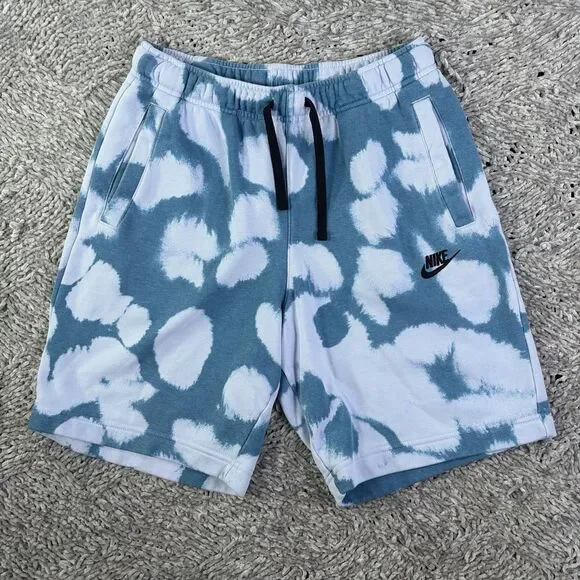 Nike Sportswear French Terry Shorts Mens Small Tie Dye Sweat Short Activewear