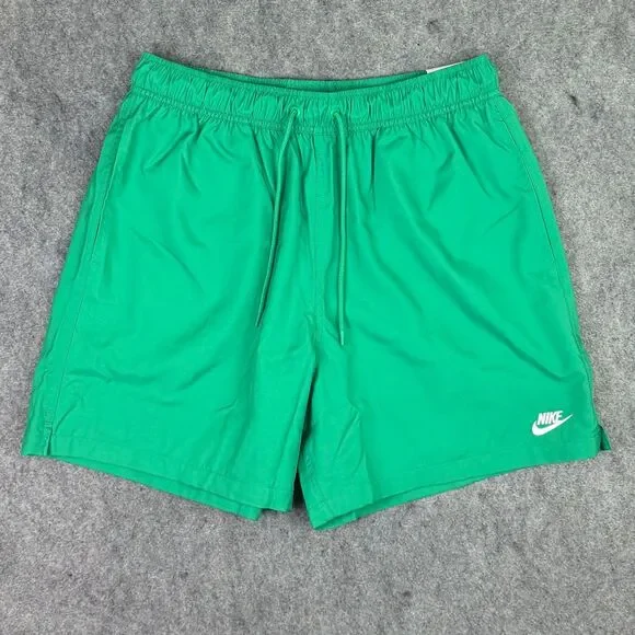 Men's Nike Club Woven Flow Shorts Size Medium Stadium Green FN3307-324