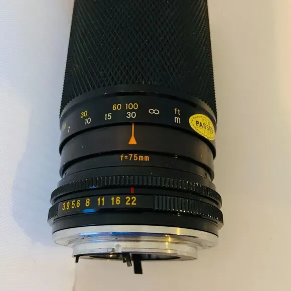 8008 Tiffen  PASEO 58MM Sky 1-A Yus Automatic Zoom Lens 75-150mm f=75mm