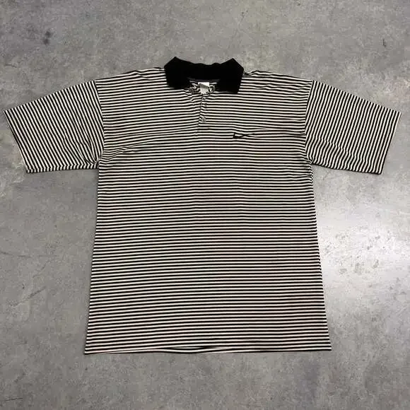 Vintage 80’s Striped Nike Golf Polo Shirt