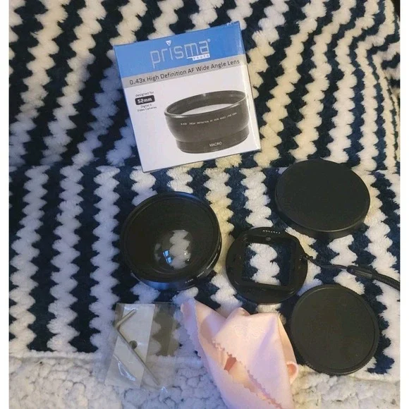 Prisma 0.43x High Definition AF Wide‎ Angle Lens 52mm Macro w/ Box Caps
