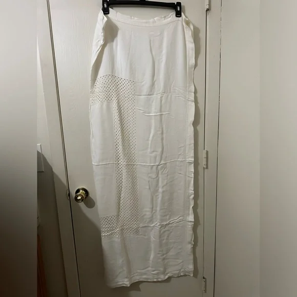 Vintage Table Cloth  42 x 53 off white