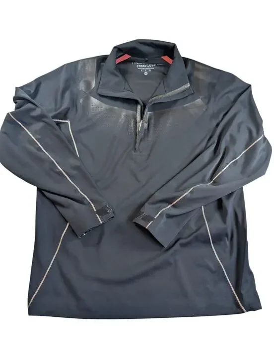 Nike Golf Storm-Fit 20 Jacket Mens Size S Small Black Waterproof Half Zip Logo