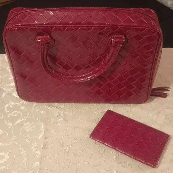 Estee Lauder Red Cosmetics Bag