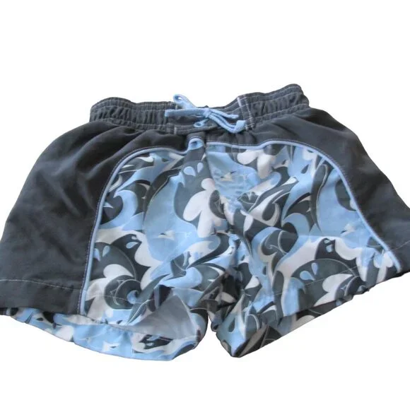 Koala Kids Swim Trunks Infant Toddler Boys Size 3-6M Blue‎ Green Ocean Bottoms