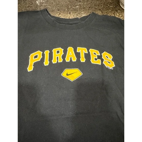 nike pittsburg‎ pirates black tee shirt xl