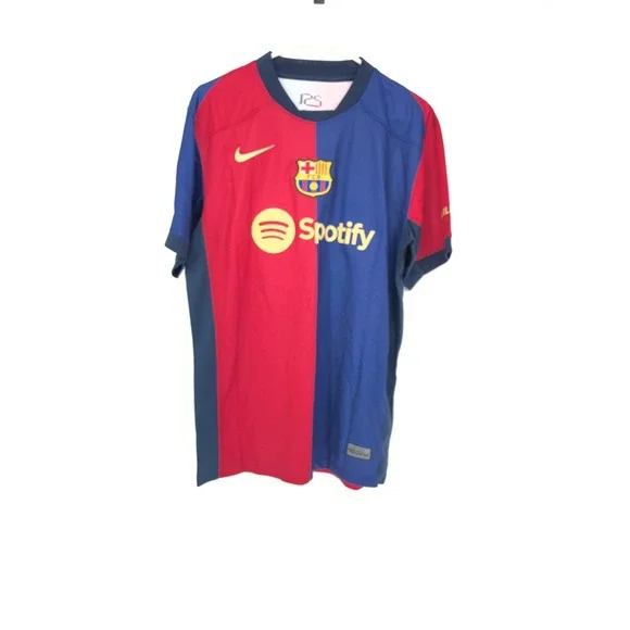 Nike FC Barcelona 2024/25 Home Jersey Lamine Yamal 19 Mens Size Large FN8796-455