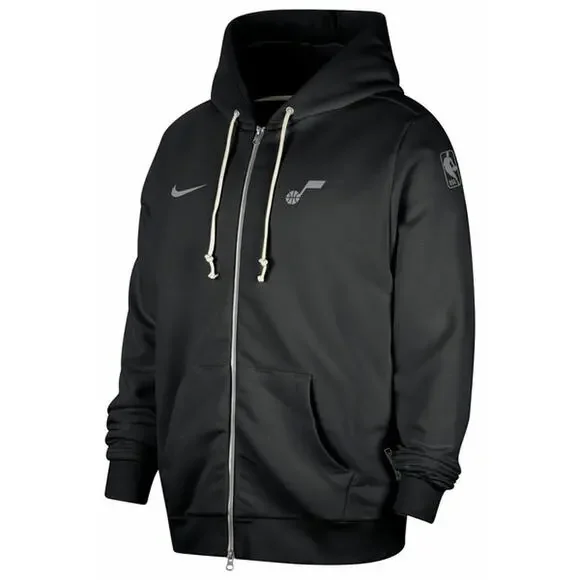 Nike NWT Utah Jazz NBA Standard Issue Full Zip Jacket Hooded Dri Fit Sz S Mens