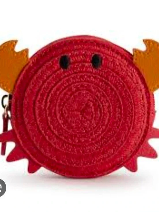 LC LAUREN CONRAD NWOT Crochet Crab Coin Purse