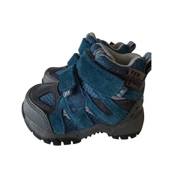 L.L.Bean Trail Model hiking toddlers TEK2.5 waterproof suede materials size 5