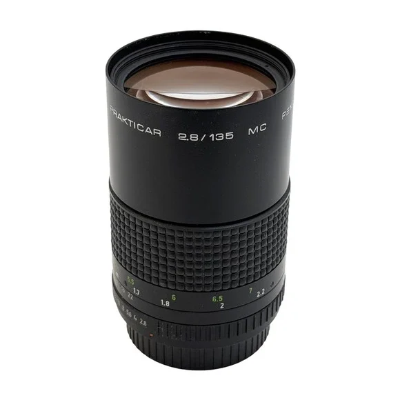 Pentacon Prakticar 135mm f2.8 MC Lens PB Mount Made in GDR German Democratic Rep