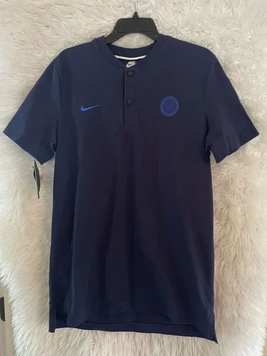 Nike Men's NWT Chelsea FC Authentic Grand Slam Polo Shirt. Large