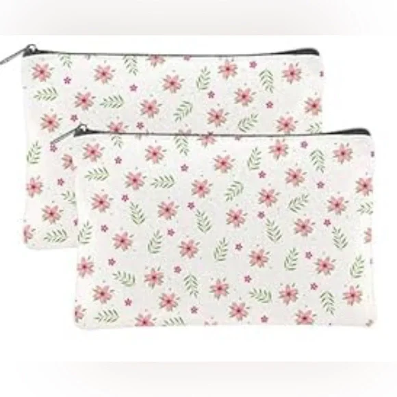 Floral Print Canvas Bag