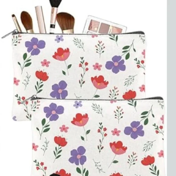 Floral Print Canvas Bag