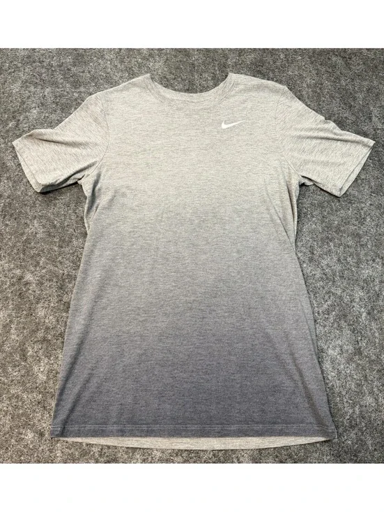 Nike The Nike Tee Athletic Cut Tri-Blend Gray Short Sleeve T-Shirt Men’s Small S