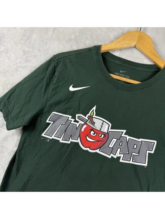 Nike Tampa Tarpons Men’s S Green Graphic T Shirt MiLB Baseball Team Tee Sporty